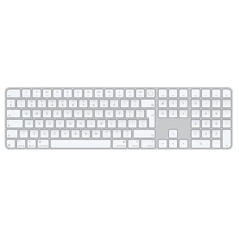 Cordless Magic Keyboard APPLE with TouchID + Numeric Keypad MXK73Z/A US white