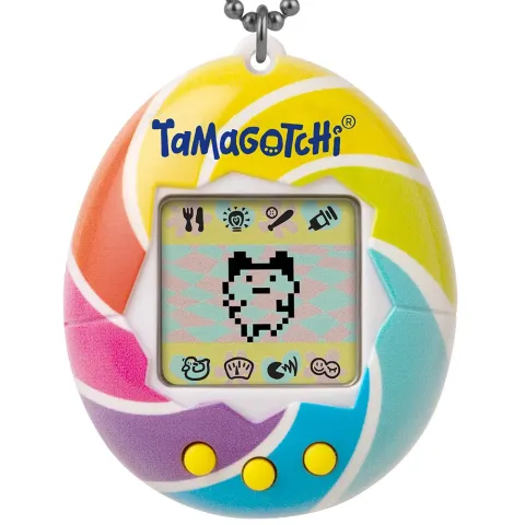Electronic Children's Handheld Console BANDAI Tamagotchi Candy Swirl 42938
