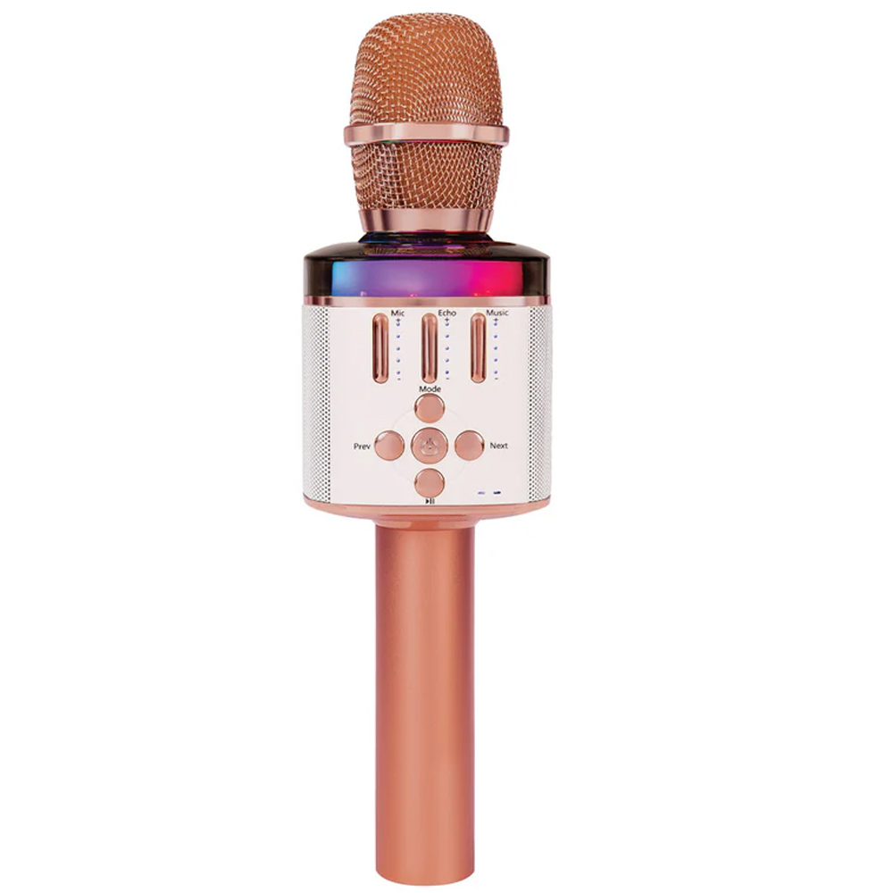 Cordless Microphone with Speaker EASY KARAOKE EKM10RG gold