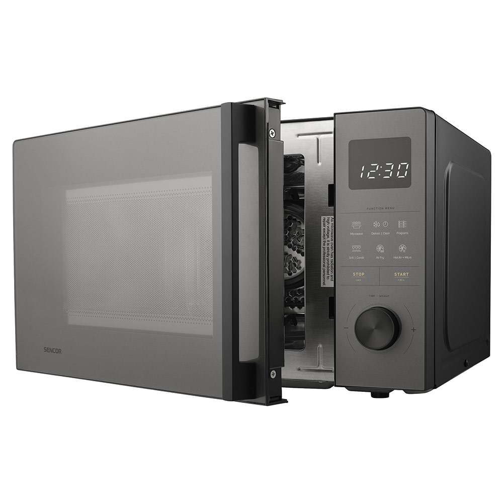Microwave Oven Turntable with Air Fryer & Grill SENCOR SMW 6025BK black