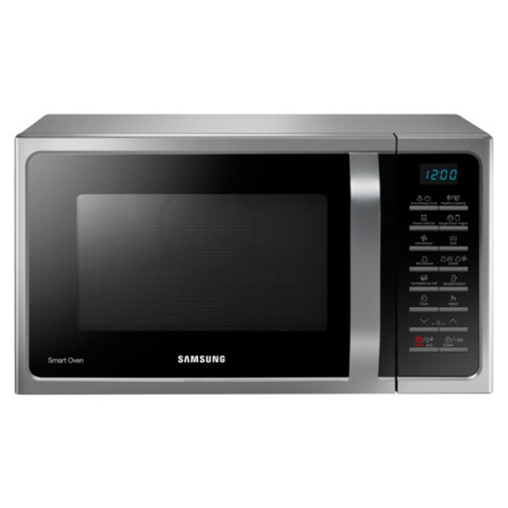 Microwave oven Turntable SAMSUNG Grill MC28H5015AS silver