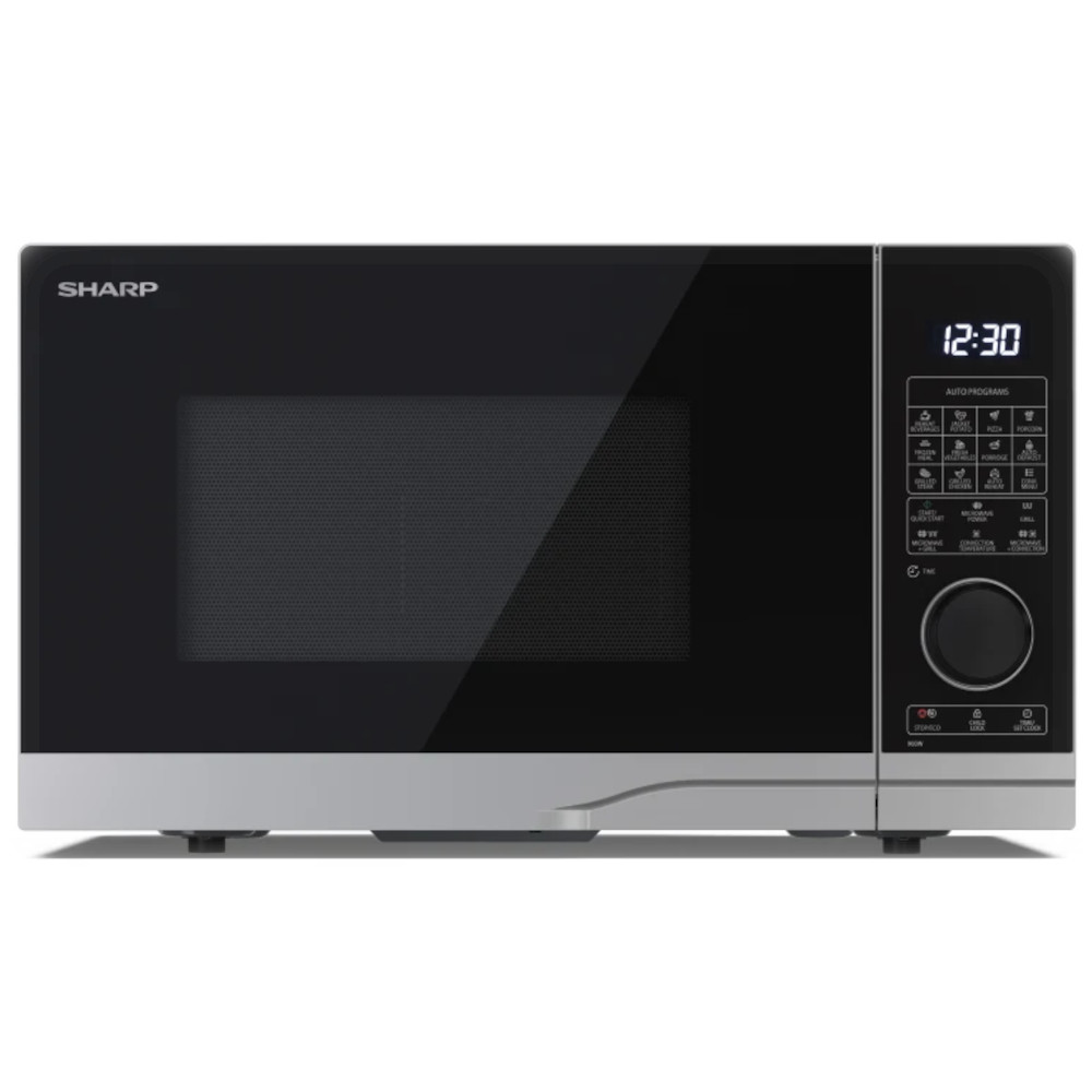 Microwave Oven Turntable SHARP Grill and Convection YC-PC284AE-S silver