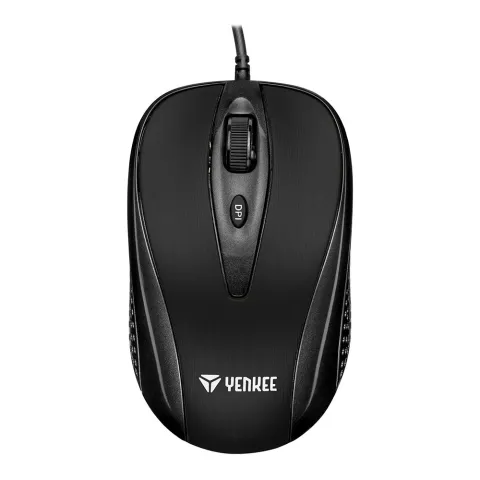 Corded Mouse Optical YENKEE Quito YMS 1025BK black