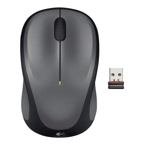 Mouse cordless optical LOGITECH M235 black/grey