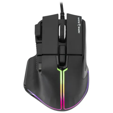 Gaming Corded Mouse Optical WHITE SHARK Marrok GM-9006 RGB black