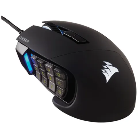 Gaming Corded Mouse Οptical CORSAIR Scimitar RGB Elite MOBA/MMO CH-9304211-EU black