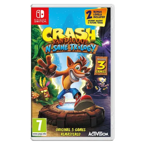 Nintendo Switch game Crash Bandicoot N. Sane Trilogy