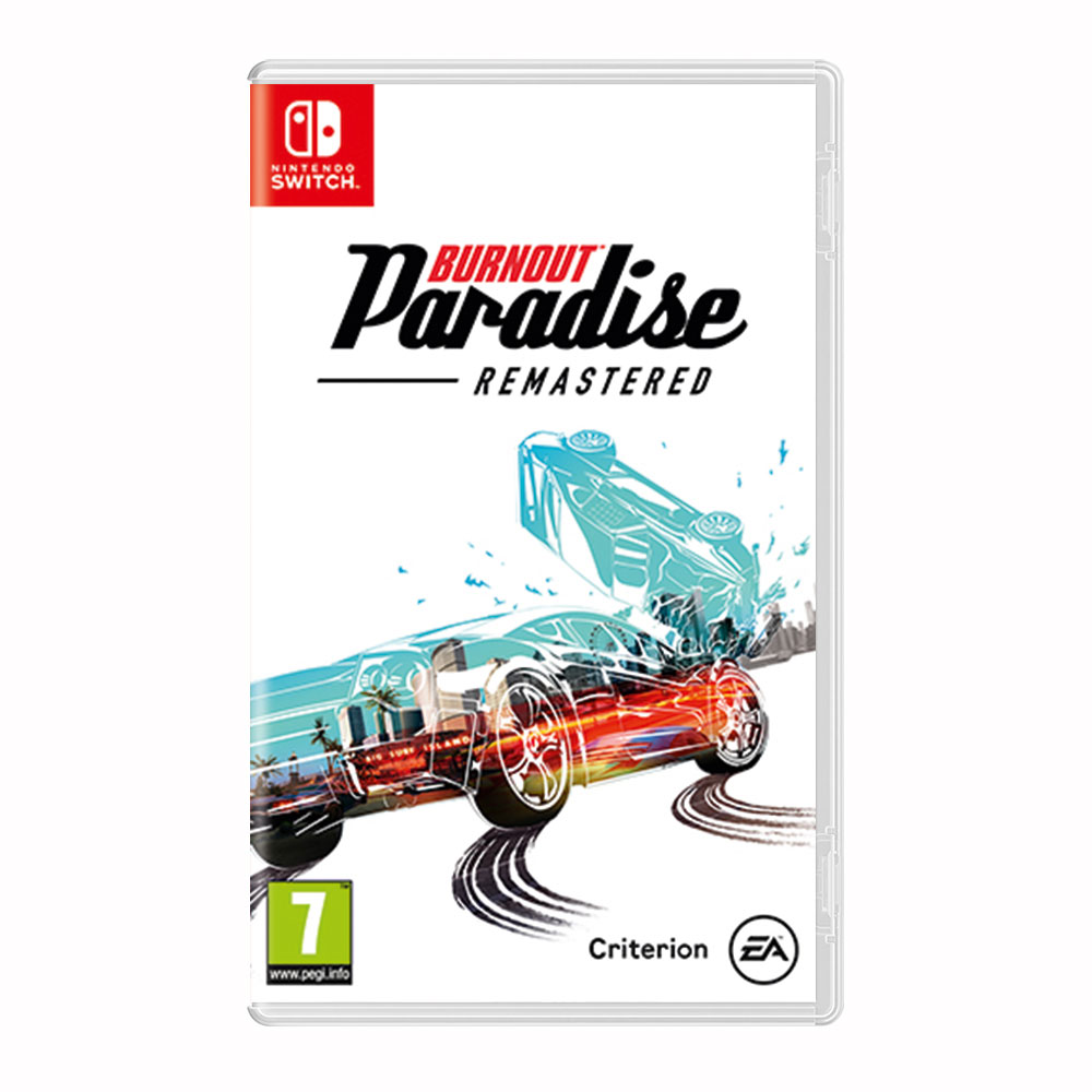 Nintendo Switch game Burn out Paradise Remastered