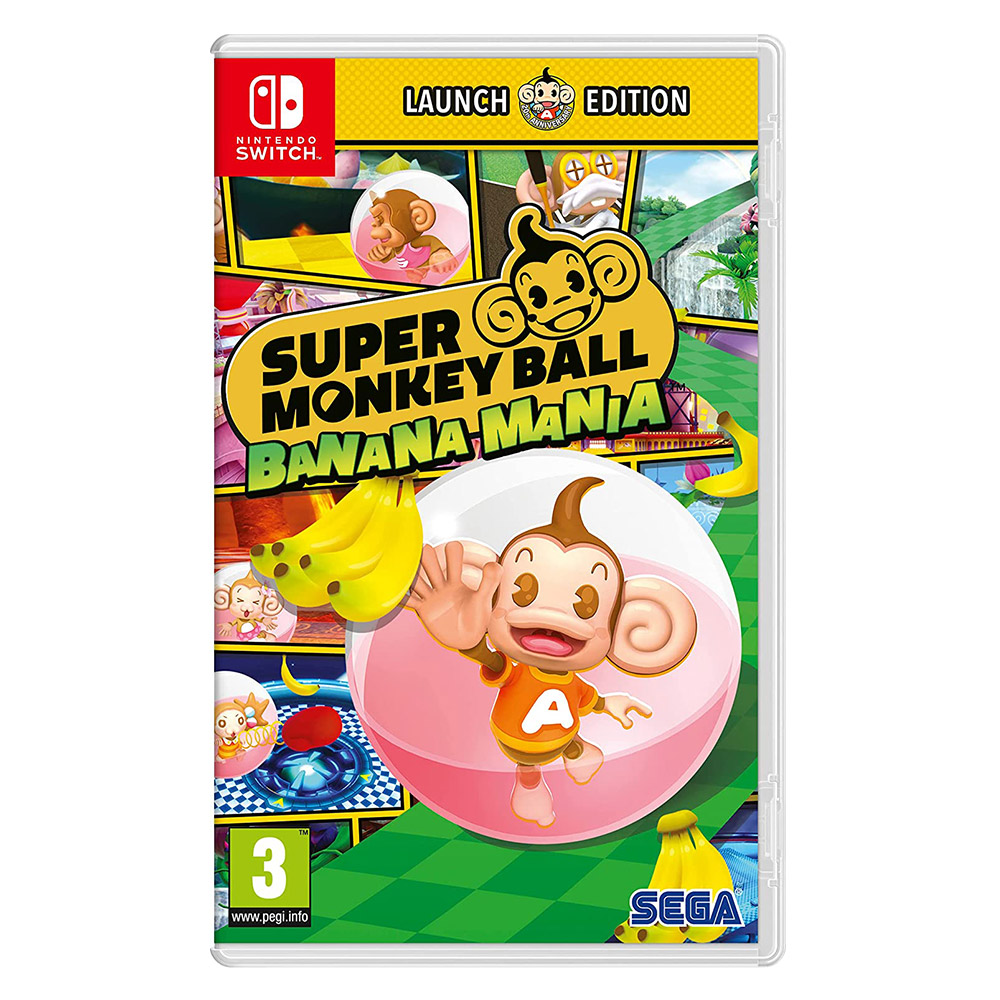 Nintendo Switch game Super Monkey Ball Banana Mania Anniversary Edition