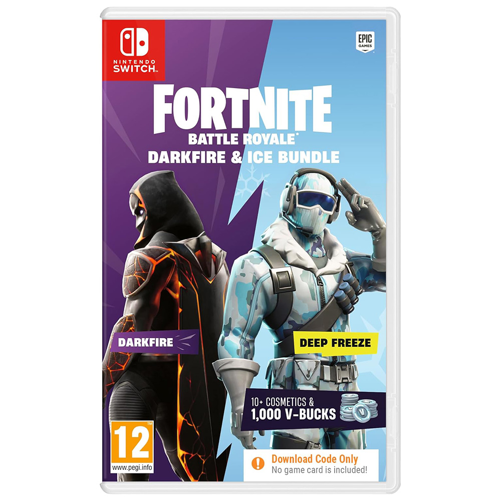 Nintendo Switch game Fortnite Darkfire & Ice Bundle (Code In A Box)