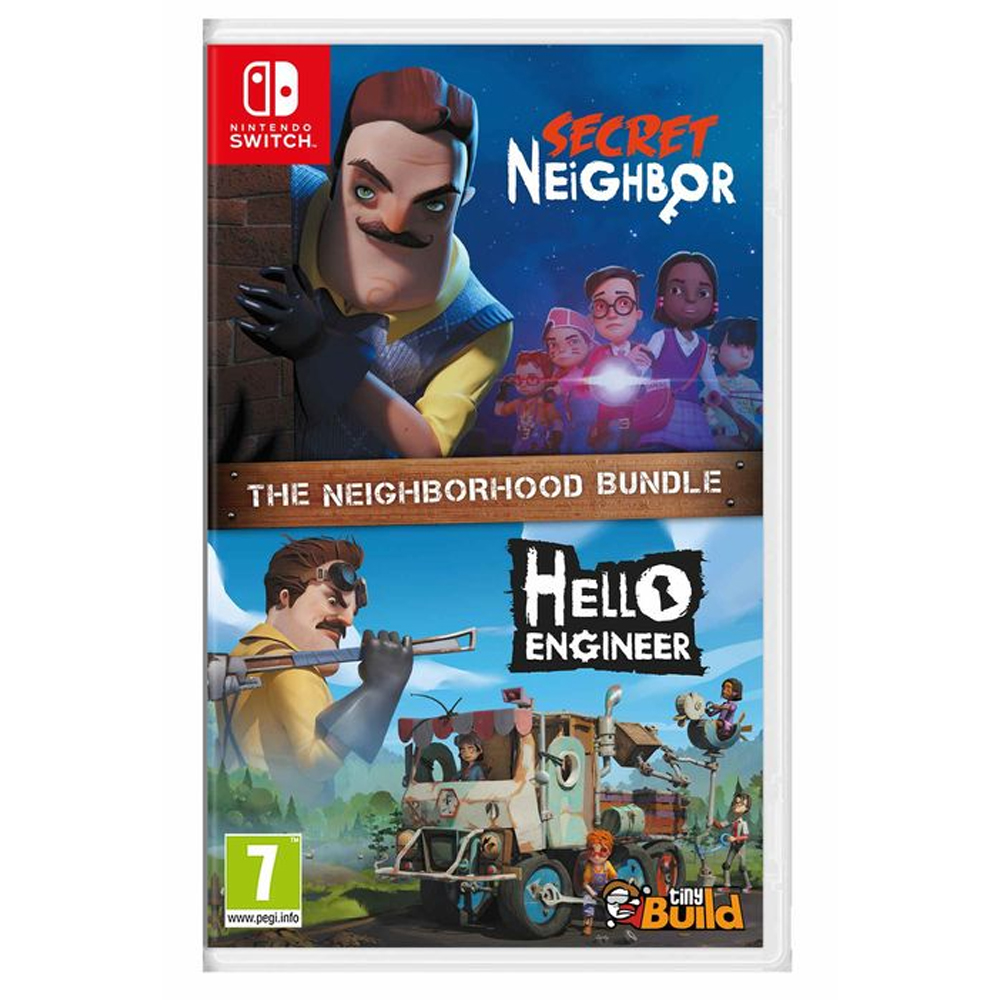 Nintendo Switch game Secret Neighbor + Hello Engineer: The Neighborhood Bundle