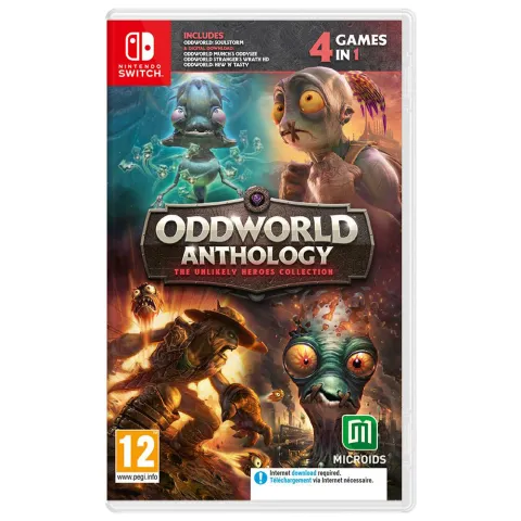 Nintendo Switch game Oddworld Anthology: The Unlikely Heroes Collection