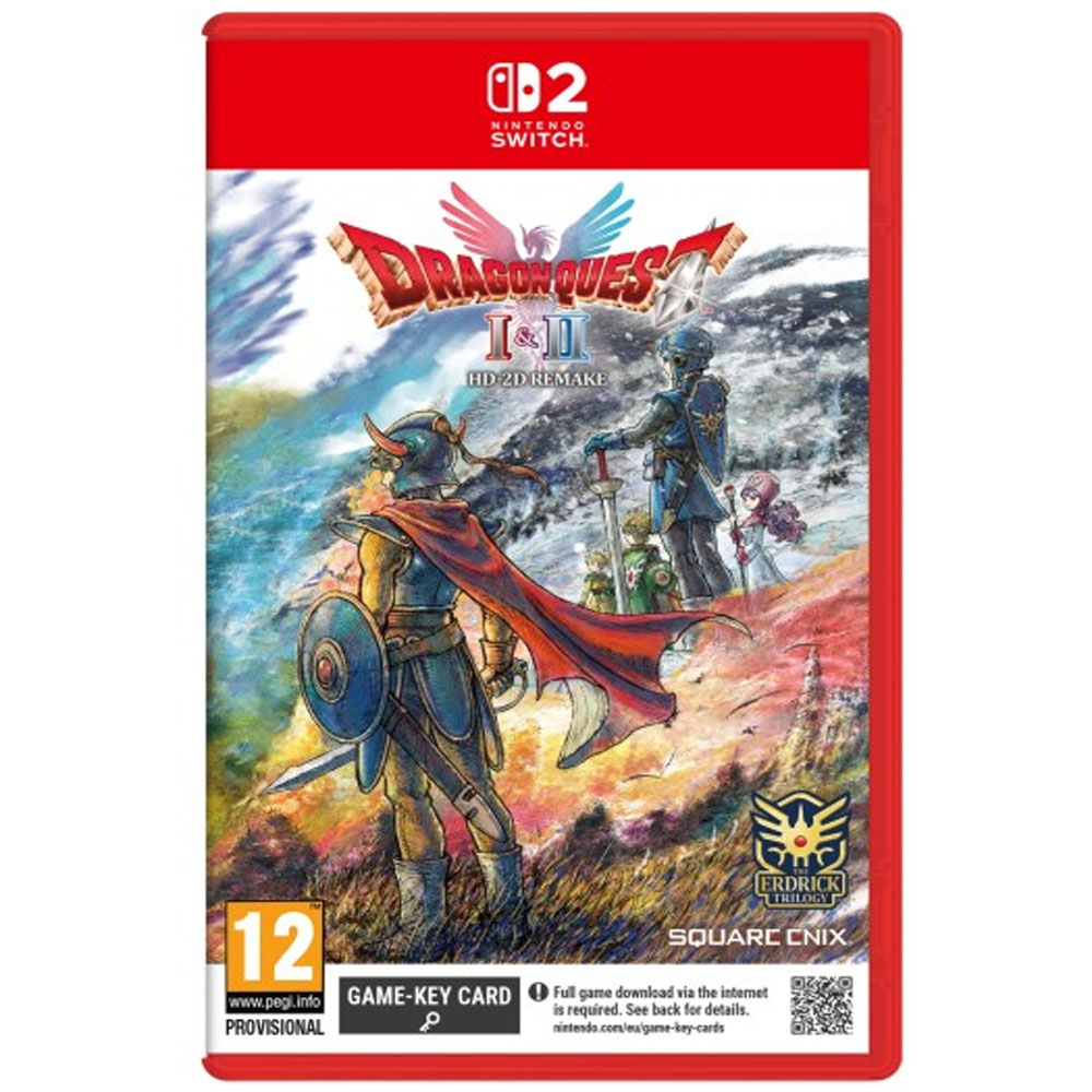 Nintendo Switch 2 game Dragon Quest I & II HD-2D Remake (Game Key Card)