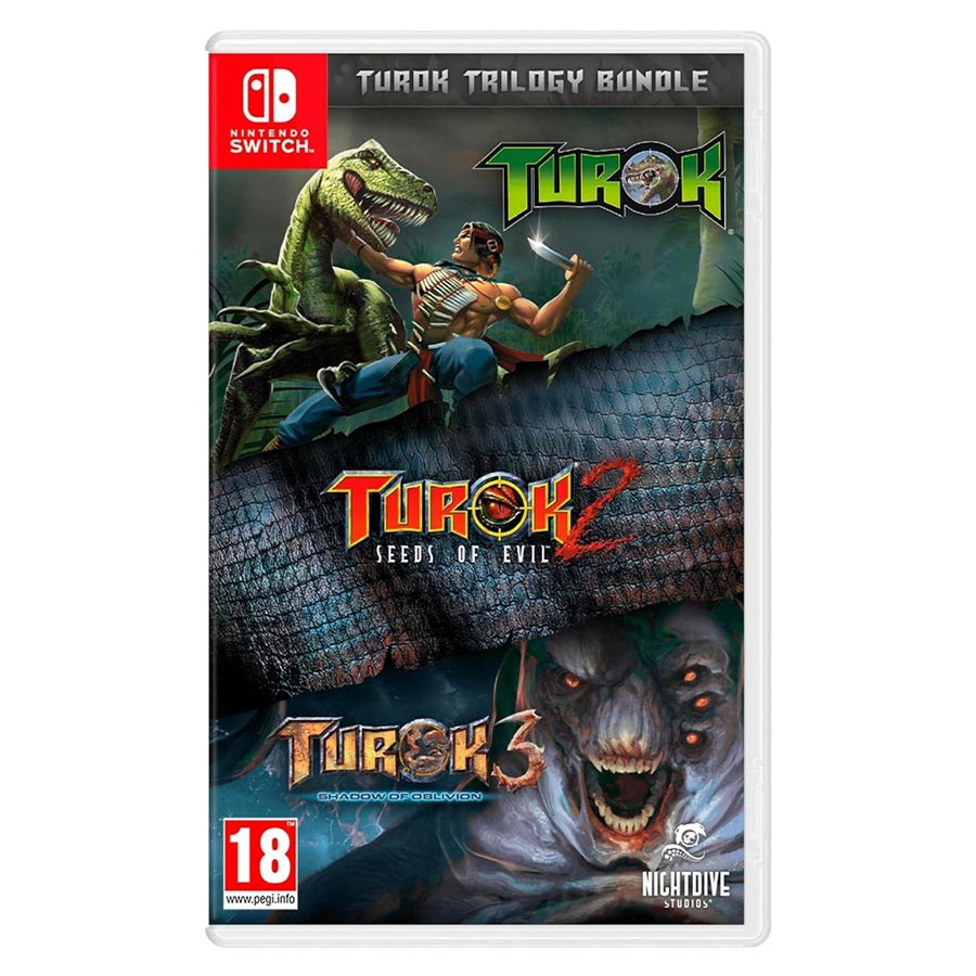 Nintendo Switch game Turok Trilogy Bundle