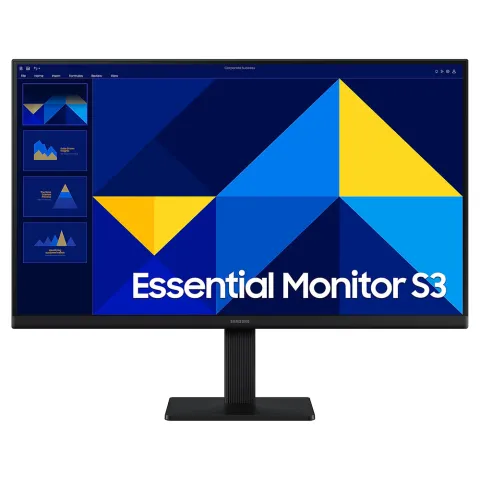 PC Monitor 24" SAMSUNG Essential Monitor S3 S30GD LS24D304GAUXEN FHD IPS LED black