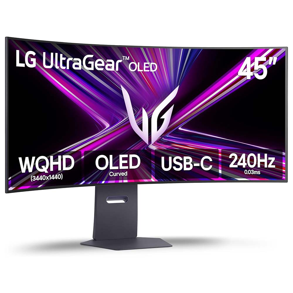 PC Monitor 44.5" LG Curved UltraGear 45GX900A-B WQHD OLED black