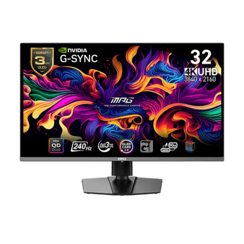 PC Monitor 31.5" MSI MPG 321URX QD-OLED 4K UHD black