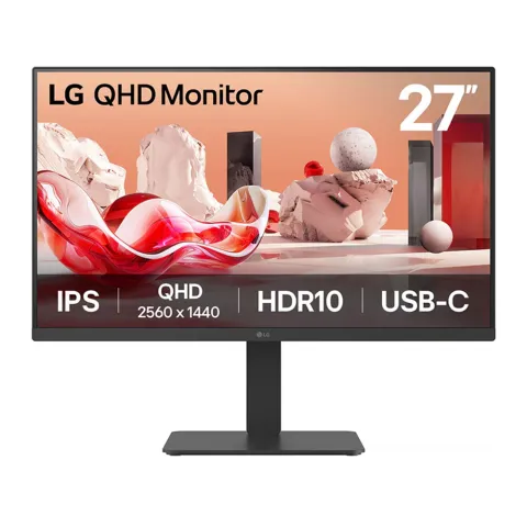 PC Monitor 27" LG 27BA65QB-B QHD LED black