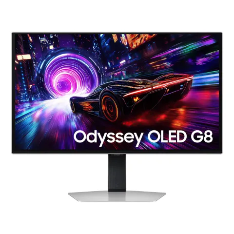 PC Monitor 27" SAMSUNG Odyssey G8 (G81SF) Gaming LS27FG812SUXEN 4K UHD OLED silver
