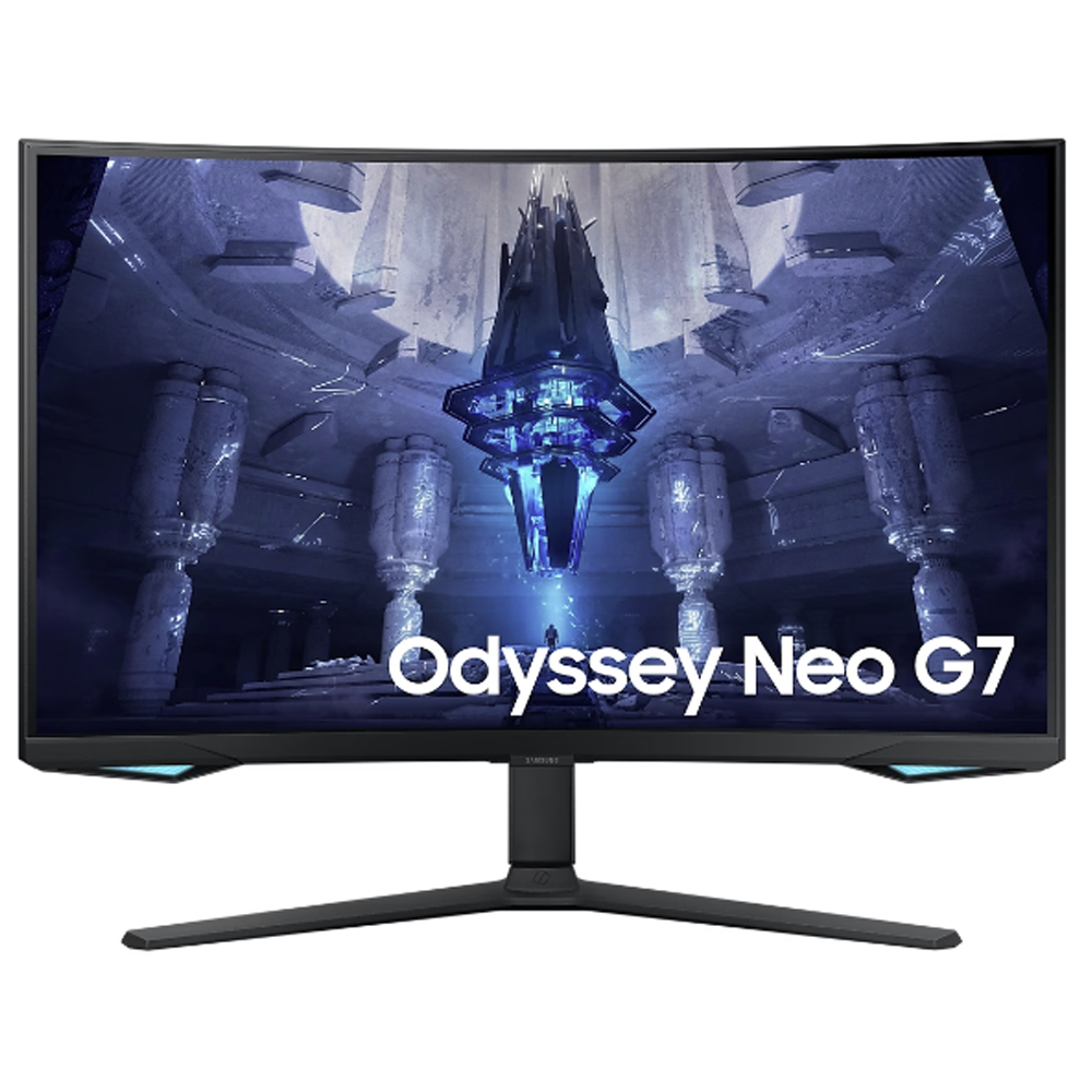 PC Monitor 32" SAMSUNG Curved Odyssey Neo G7 LS32BG750NPXEN 4K UHD Quantum Mini-LED