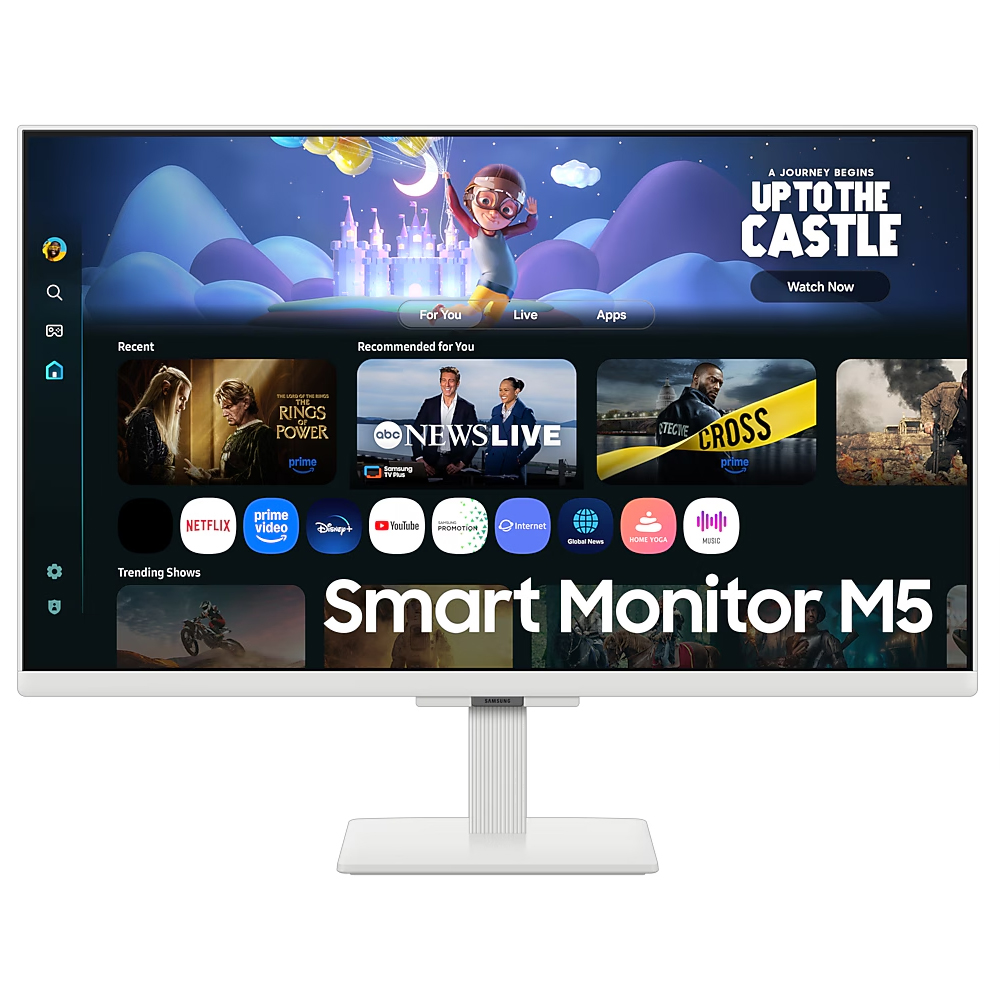 PC Monitor 27" SAMSUNG M5 M50F Smart LS27FM501EUXDU FHD IPS LED white