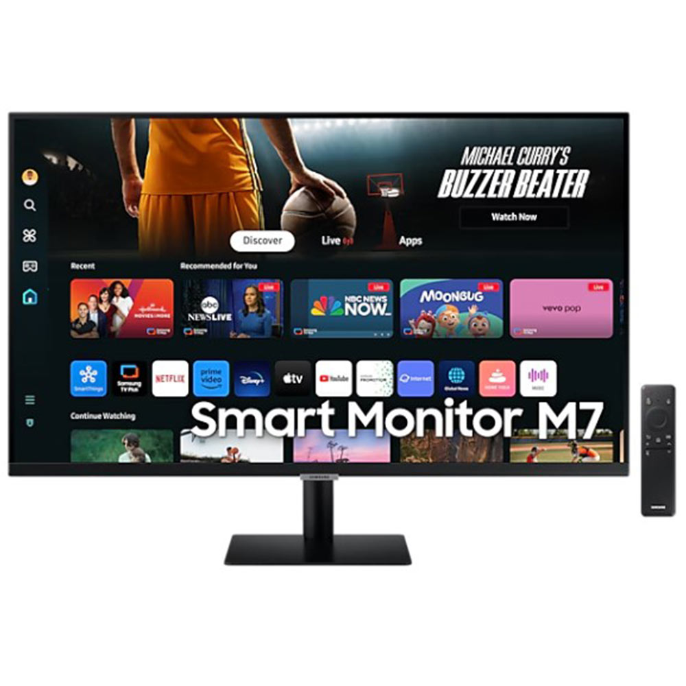 PC Monitor 32" SAMSUNG M7 M70D Smart S32DM702 LS32DM702UUXDU 4K UHD LED VA black