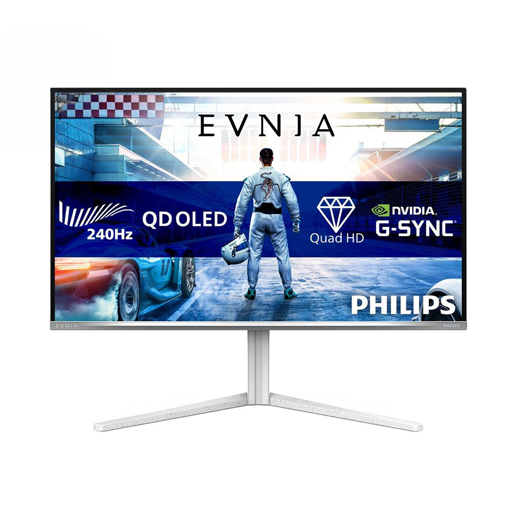 PC Monitor 26.5" PHILIPS Envia 27M2N6501L/00 QHD QD-OLED white