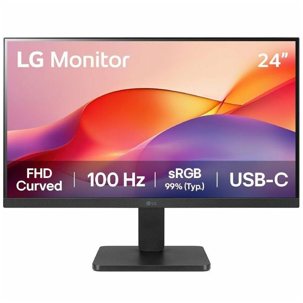 PC Monitor 23.8" LG Curved 24U421A-B FHD VA LED