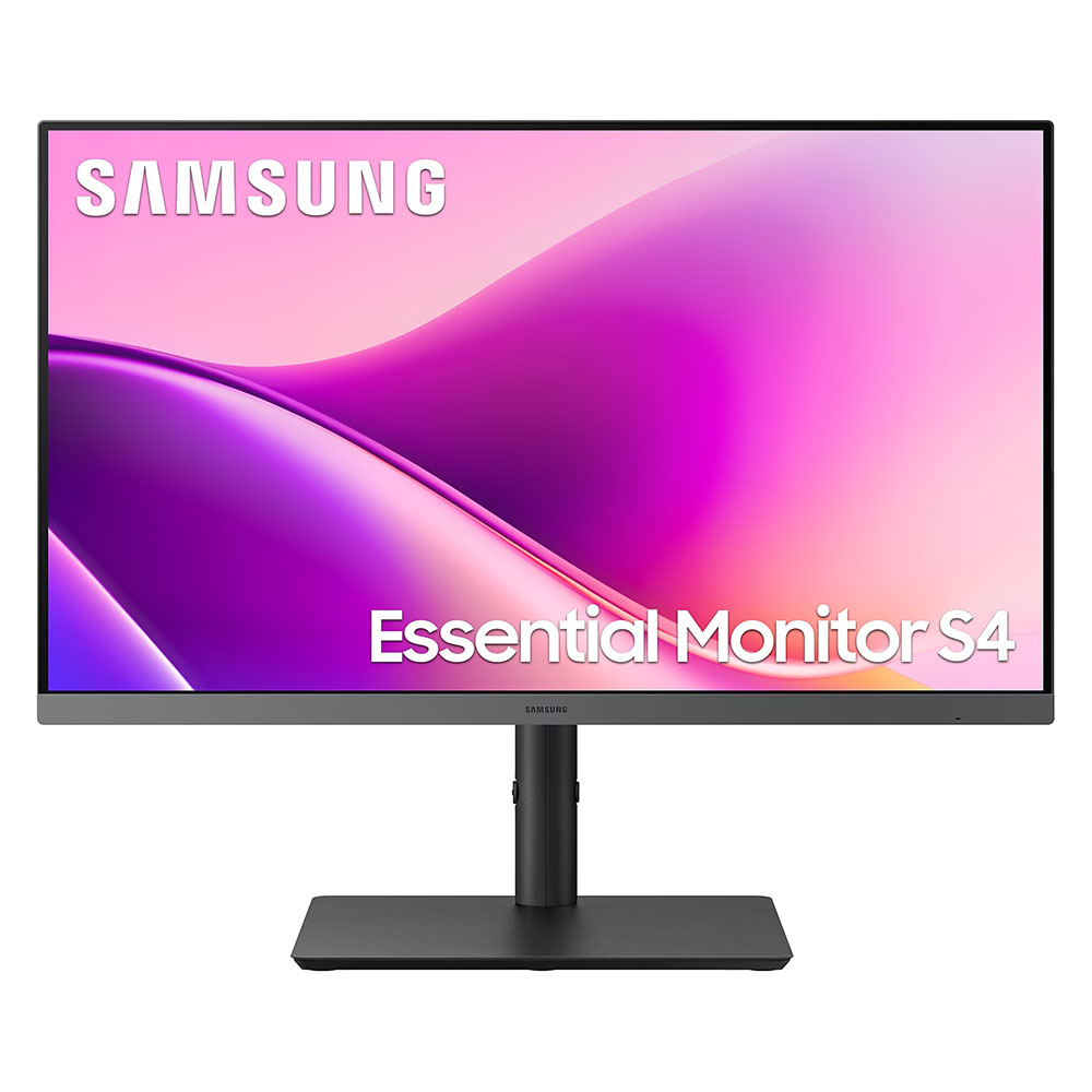 PC Monitor 24" SAMSUNG Essential Monitor S4 S43UF LS24F434UAUXEN FHD IPS LED black