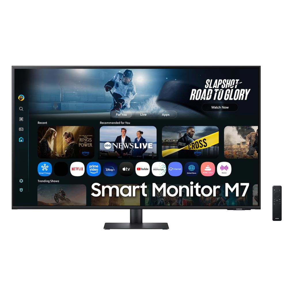 PC Monitor 43" SAMSUNG M7 M70F Smart LS43FM702UUXDU 4K UHD LED VA black