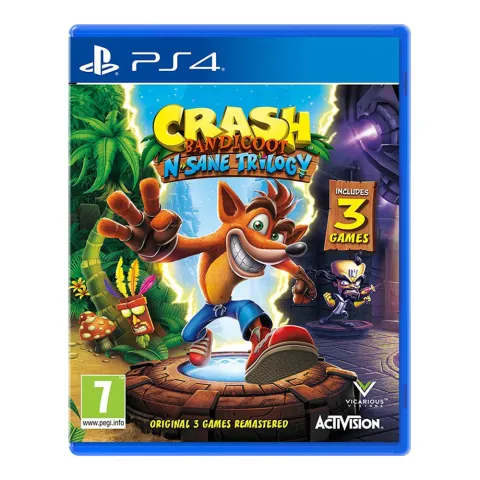 PS4 game Crash Bandicoot N. Sane Trilogy