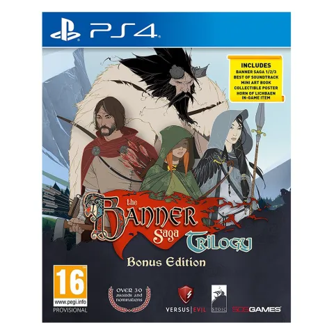 PS4 game The Banner Saga: Trilogy Bonus Edition
