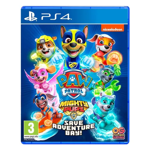 PS4 game Paw Patrol Mighty Pups Save Adventure Bay