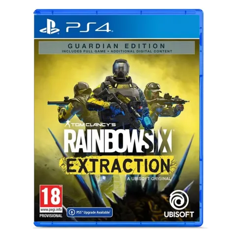 PS4 game Tom Clancy's Rainbow Six Extraction Guardian Edition