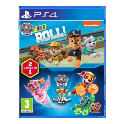 PS4 game PAW Patrol + Mighty Pups 2 in 1 compilation