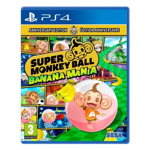 PS4 game Super Monkey Ball Banana Mania Anniversary Edition