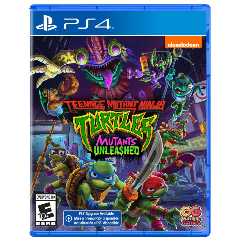 PS4 game Teenage Mutant Ninja Turtles: Mutants Unleashed