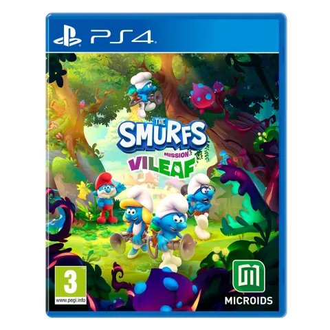 PS4 game The Smurfs Mission Vileaf Smurftastic Edition