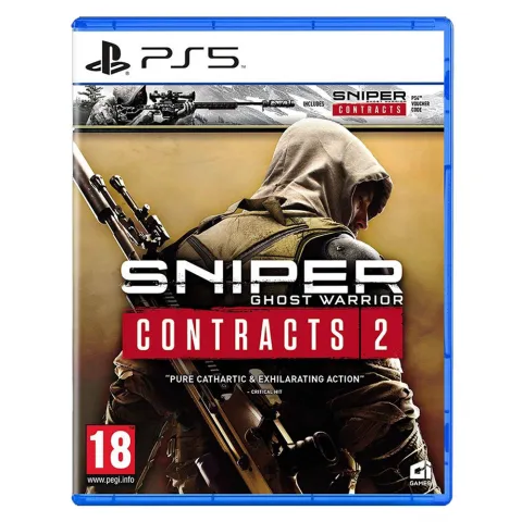 PS5 game Sniper Ghost Warrior Contracts 1 & 2 Double Pack (code for PS4)