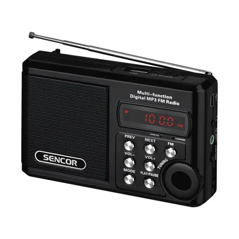 Portable radio SENCOR SRD215 B black
