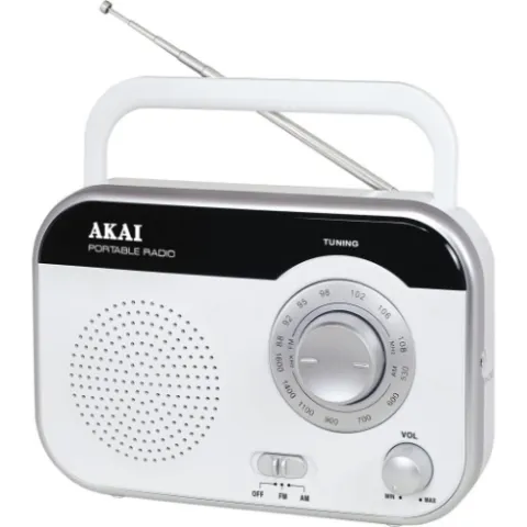 Portable radio AKAI PR003A-410 white