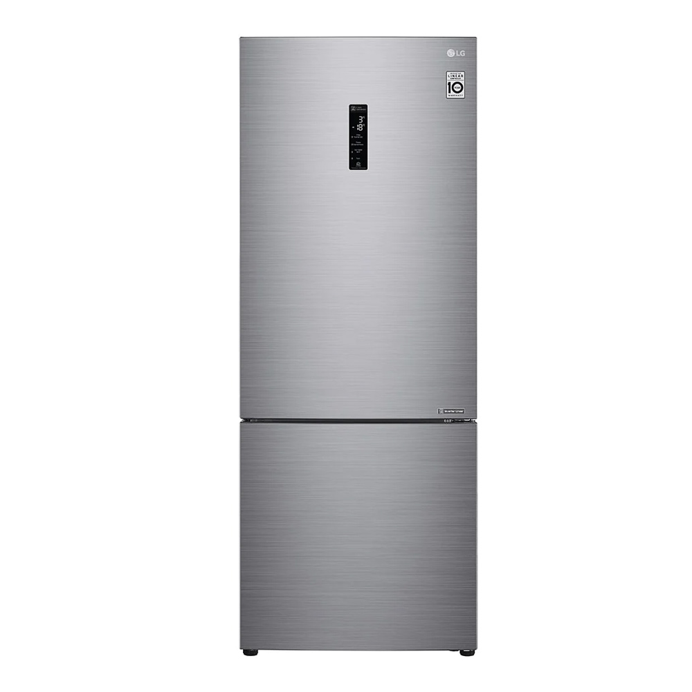 Refrigerator LG GBB566PZHMN silver