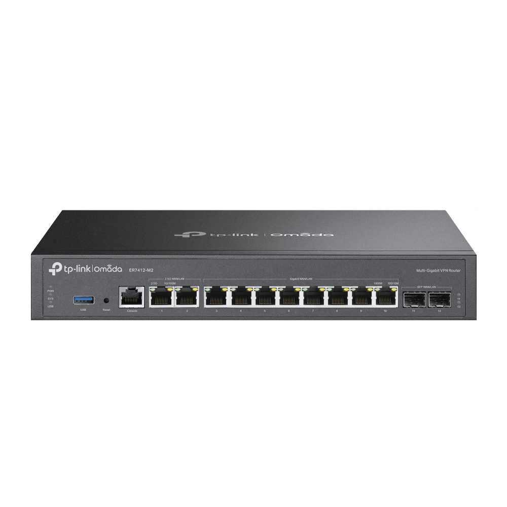 Router TP-LINK Omada Multi-Gigabit VPN ER7412-M2 black