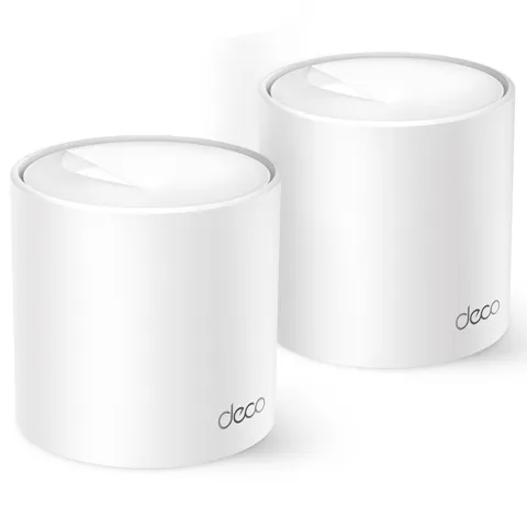 Wireless Router AX1500 TP-LINK Deco X10 (2-pack) Home Mesh Wi-Fi 6 white