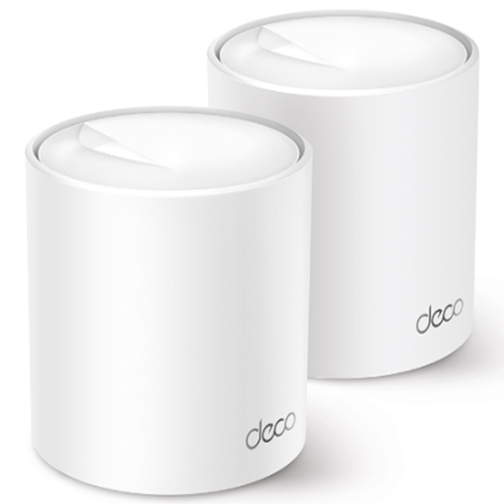 Wireless Router AX3000 TP-LINK Deco X50 (2-pack) Home Mesh WiFi 6 white