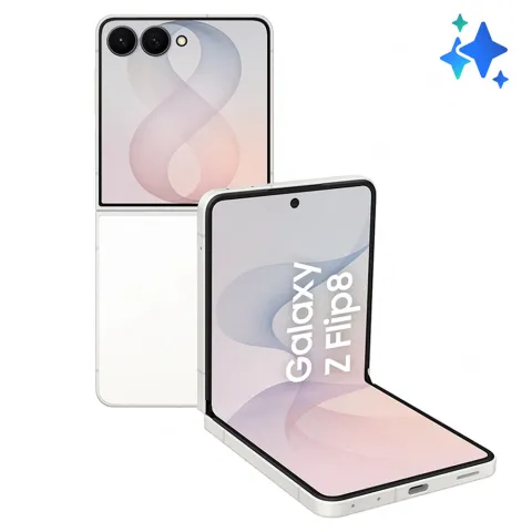 Smartphone SAMSUNG Z Flip 8 256GB Dual SIM 5G cream