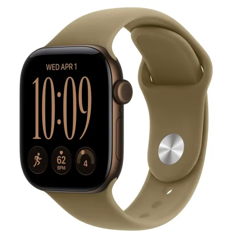 Smartwatch APPLE Watch Series 12 Sport band 46mm MJEQ4QL/A aluminium dark bronze