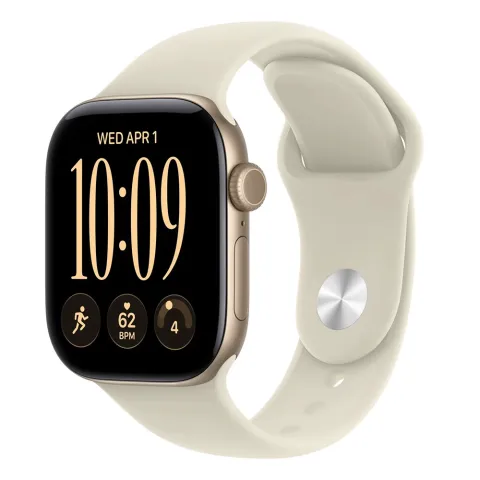 Smartwatch APPLE Watch Series 12 Sport band 42mm 5G MJG24QL/A aluminium light gold
