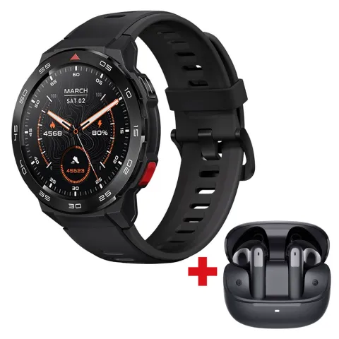 Smartwatch XIAOMI Mibro GS Pro + Mibro Earbuds 5 Combo XPAW013BLK black