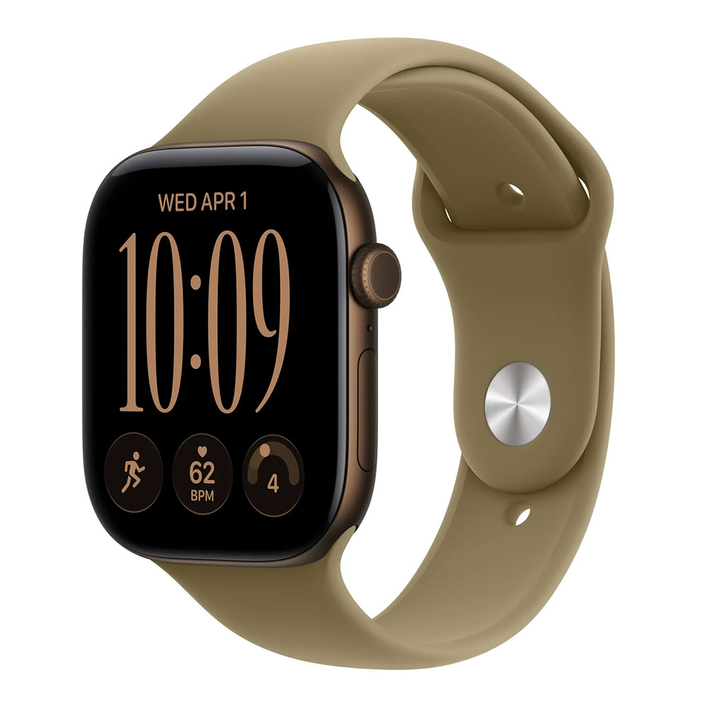 Smartwatch APPLE Watch Series 12 Sport band 46mm MJEU4QL/A aluminium dark bronze
